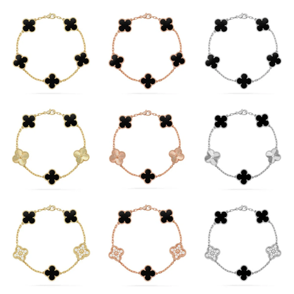 [⭐Spark] CLOVER 5 MOTIF ONYXS BRACELET COLLECTION