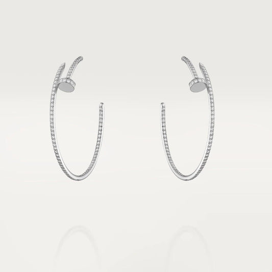 [⭐Spark]JUSTE EARRINGS FULL DIAMONDS 1.8MM