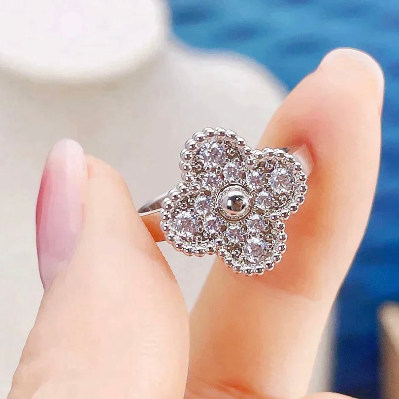 [⭐Spark]CLOVER DIAMOND RING