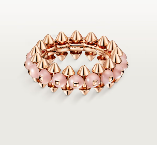 [⭐Spark]CLASH ELEGANT ROSE GOLD RING FEATURING NATURAL AGATE