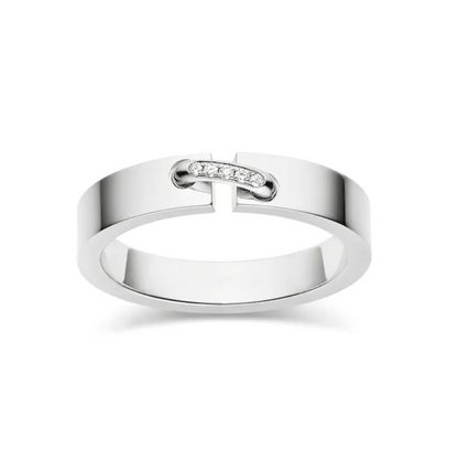 [⭐Spark]ALLIANCE LIENS VIDENCE DIAMOND 4MM RING