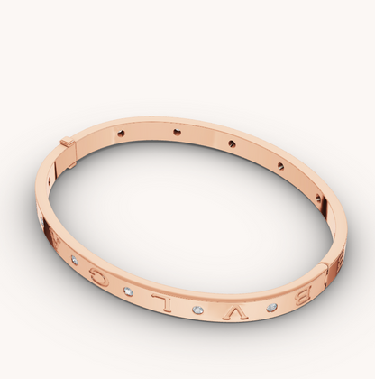 [⭐Spark]ZERO 1 PINK GOLD 12 DIAMONDS BRACELET