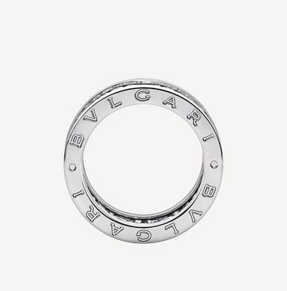 [⭐Spark]ZERO 1 WITH PAVED DIAMONDS ON THE SPIRAL RING