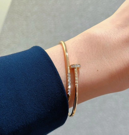[⭐Spark]JUSTE BRACELET 2.5MM DIAMONDS NEW