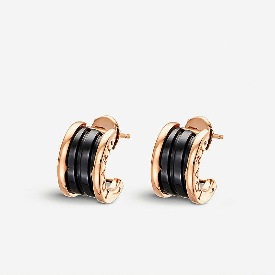[⭐Spark]ZERO 1 PINK GOLD CERAMIC EARRINGS