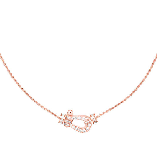 [⭐Spark]FORCE 10 PINK GOLD DIAMOND NECKLACE