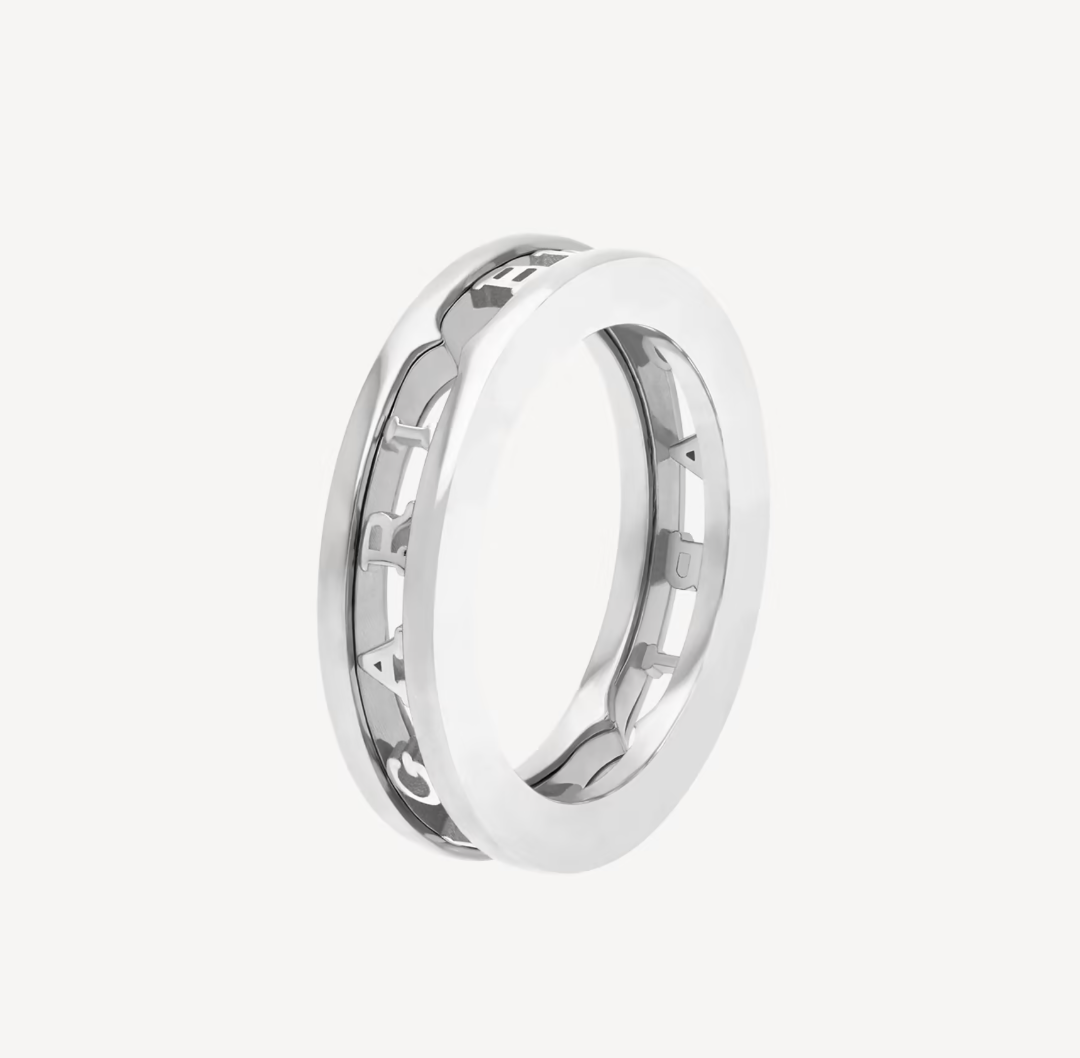 [⭐Spark]ZERO 1 ONE-BAND WITH OPENWORK LOGO SPIRAL RING