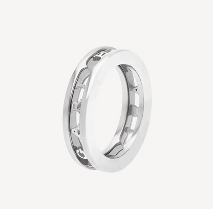 [⭐Spark]ZERO 1 ONE-BAND WITH OPENWORK LOGO SPIRAL RING