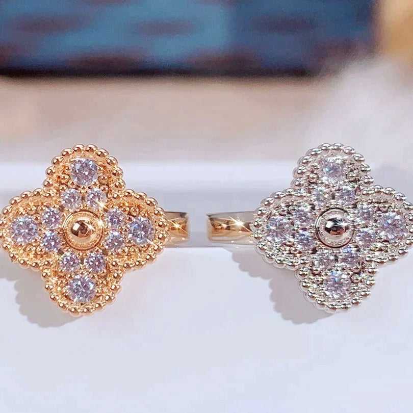 [⭐Spark]CLOVER DIAMOND RING