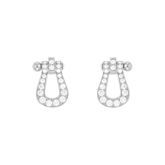 [⭐Spark]FORCE 10 FULL DIAMOND STUD EARRINGS MINI MODEL