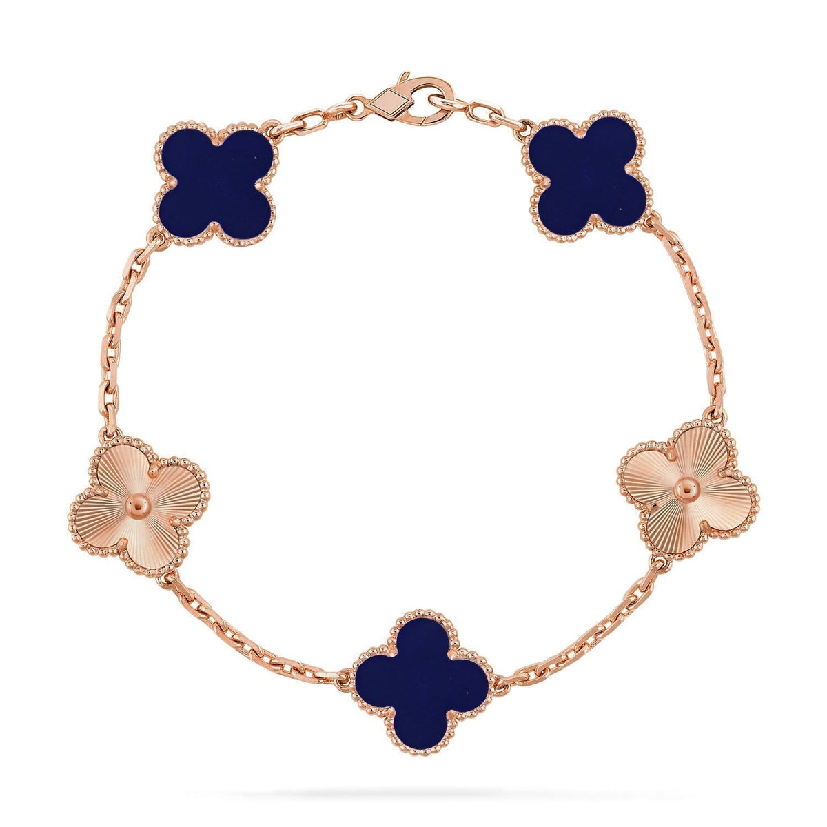 [⭐Spark]CLOVER 5 MOTIF LAPIS LAZULI BRACELET COLLECTION