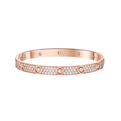 [⭐Spark]LOVE BRACELET 6.1MM DIAMOND-PAVED 10 BIG DIAMONDS