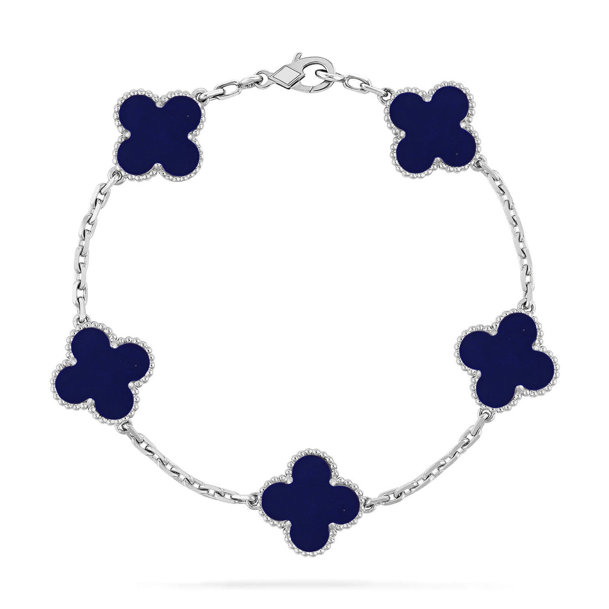 [⭐Spark]CLOVER 5 MOTIF LAPIS LAZULI BRACELET COLLECTION