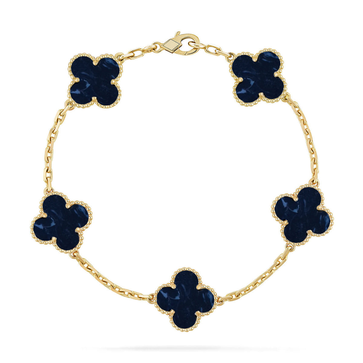 [⭐Spark]CLOVER 5 MOTIF PIETERSITE BRACELET COLLECTION