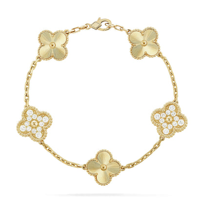 [⭐Spark] CLOVER 5 MOTIF LASER BRACELET COLLECTION