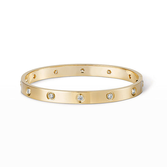 [⭐Spark]LOVE BRACELET 6.1MM 10 DIAMONDS