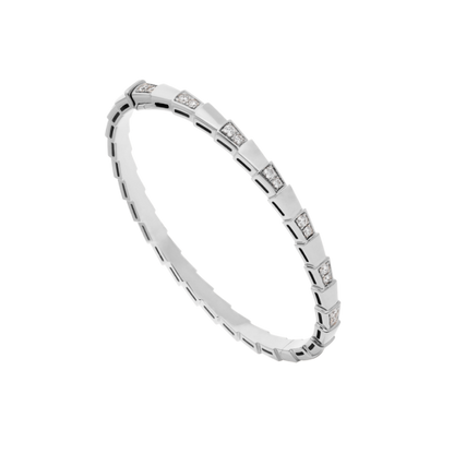 [⭐Spark]SERPENTI BRACELET SILVER DIAMOND