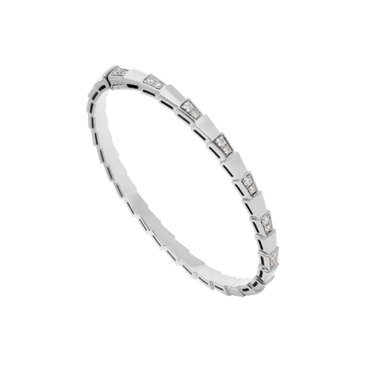 [⭐Spark]SERPENTI BRACELET SILVER DIAMOND