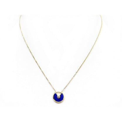 [⭐Spark]AMULETTE ROSE GOLD AGATE NECKLACE