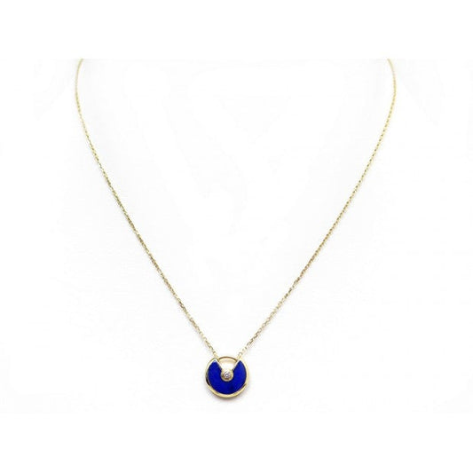[⭐Spark]AMULETTE ROSE GOLD AGATE NECKLACE