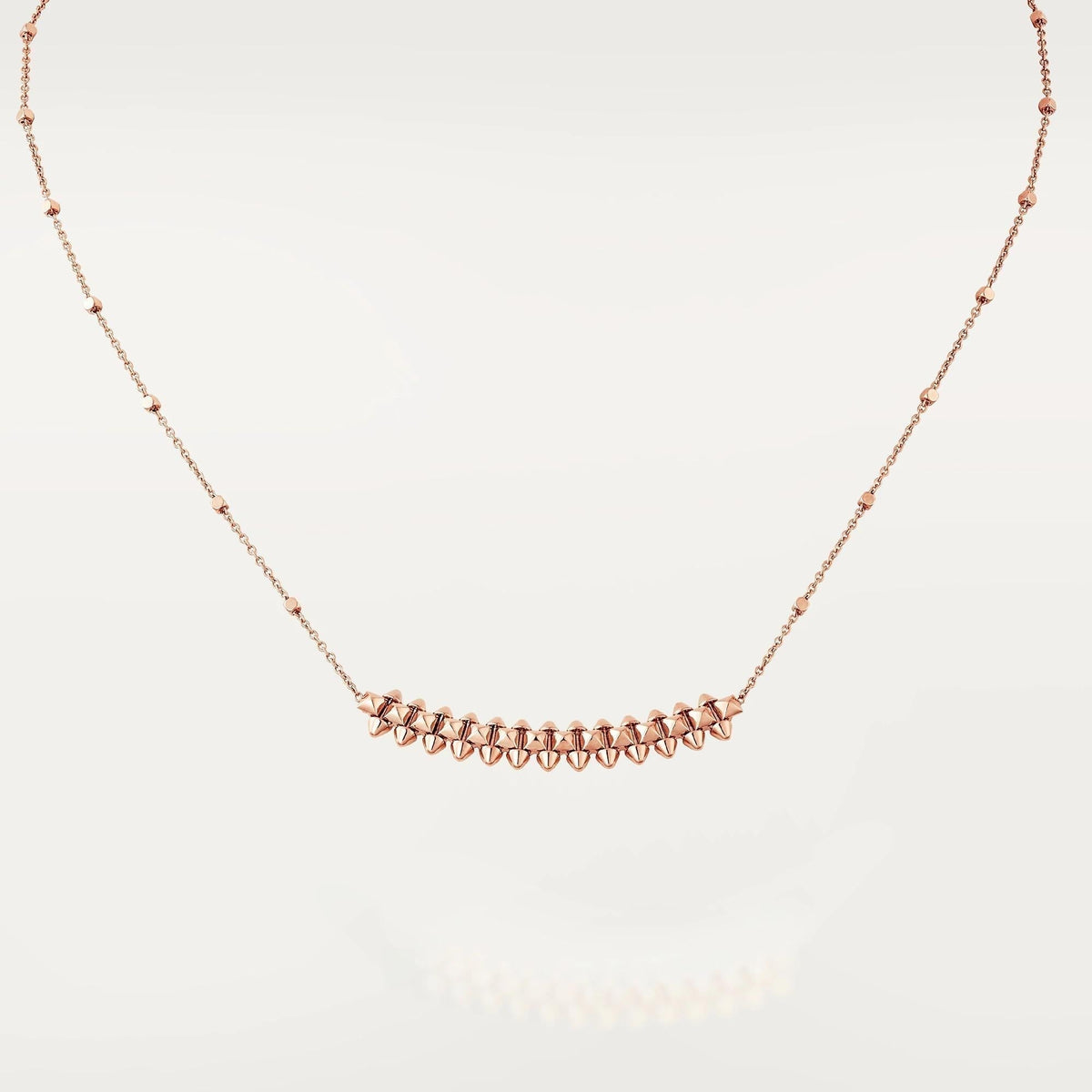 [⭐Spark]CLASH PINK GOLD NECKLACE