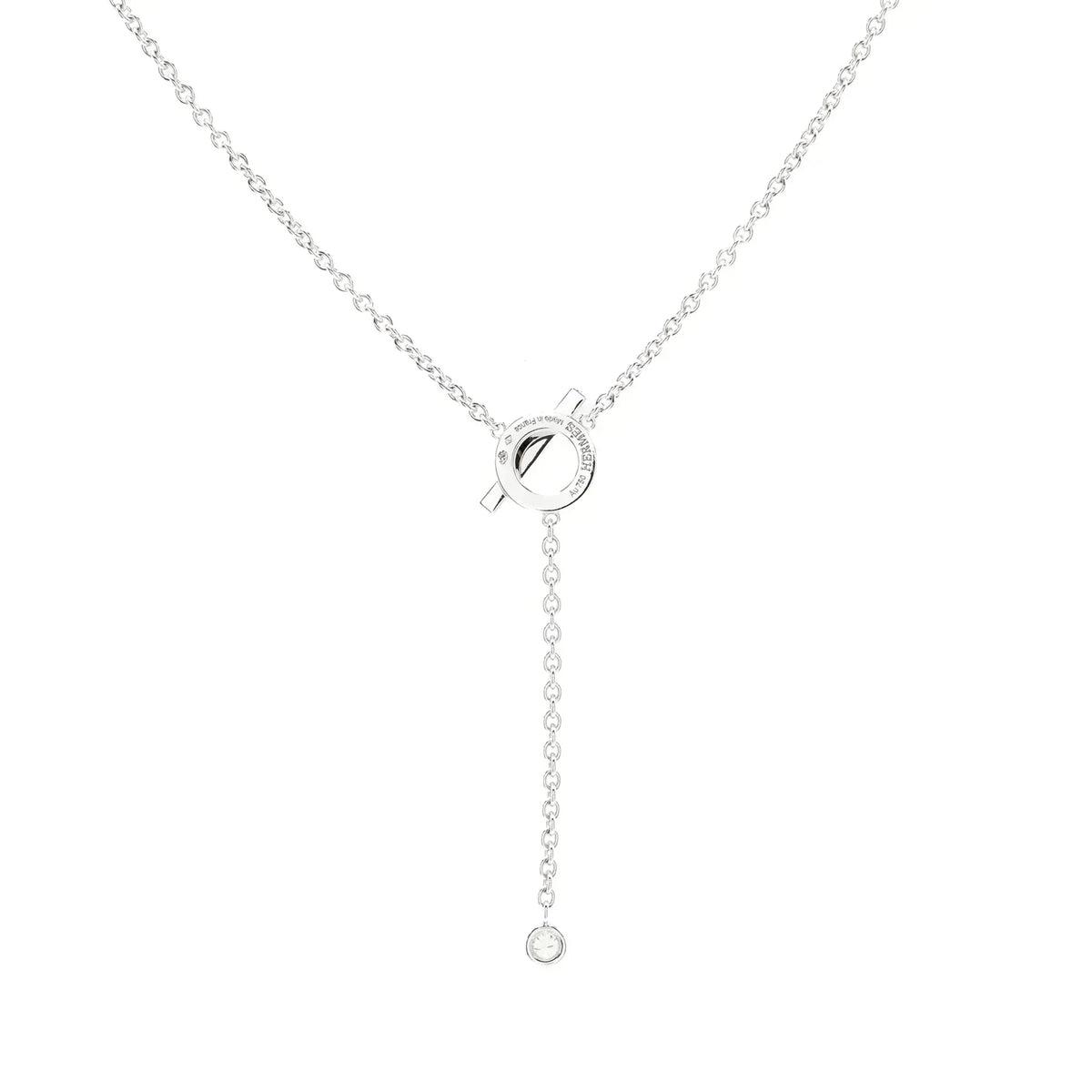 [⭐Spark]FINESSE SILVER DIAMOND NECKLACE