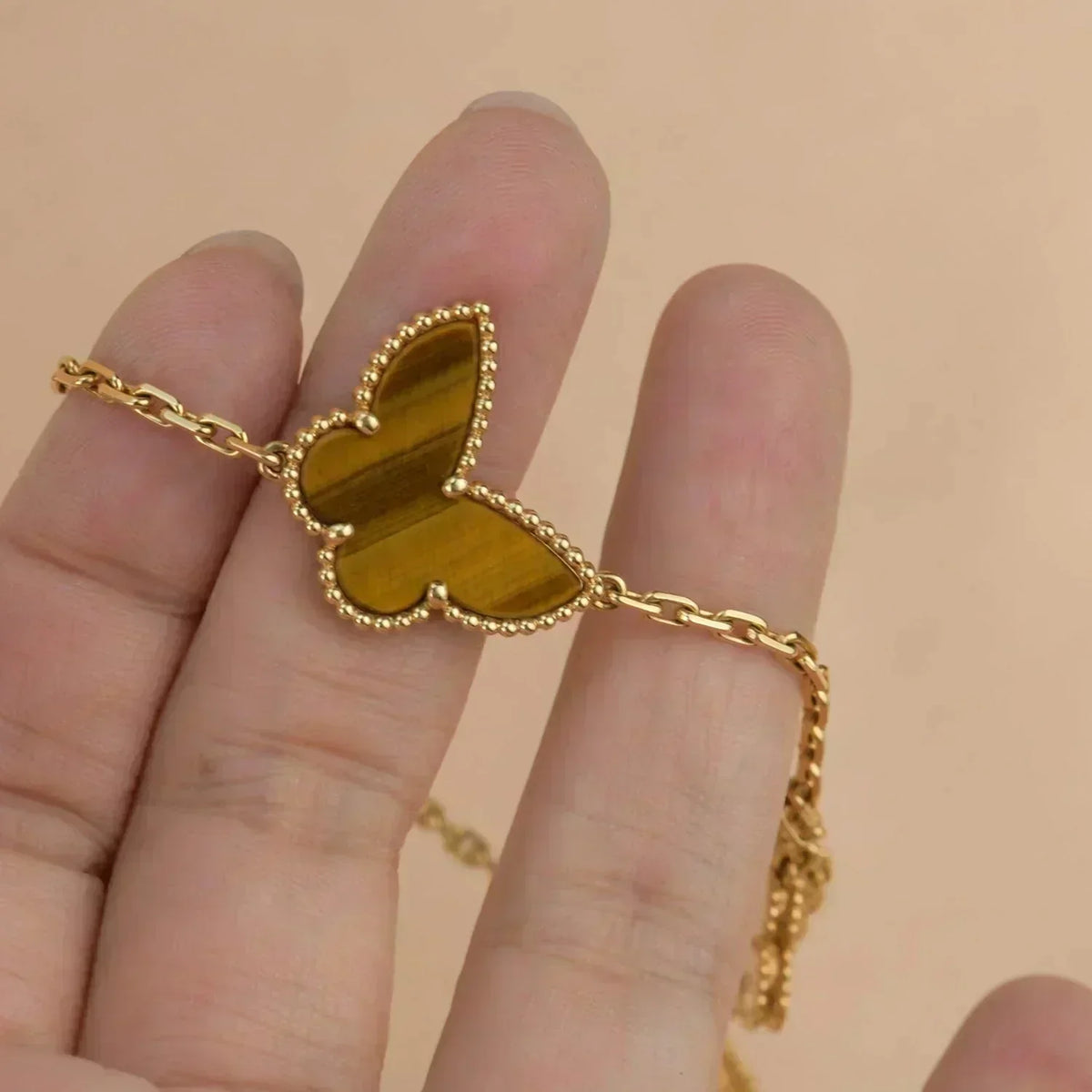 [⭐Spark]LUCKY SPRING 5 MOTIF GOLD BRACELET