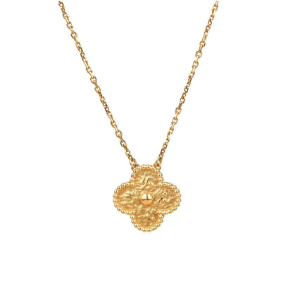 [⭐Spark]CLOVER 15MM  BRONZING NECKLACE