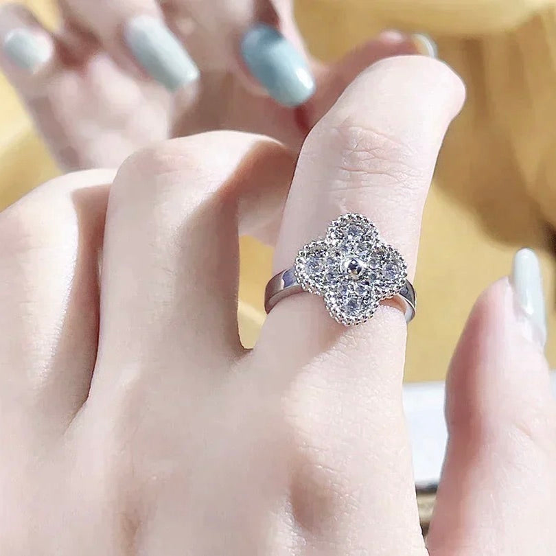 [⭐Spark]CLOVER DIAMOND RING