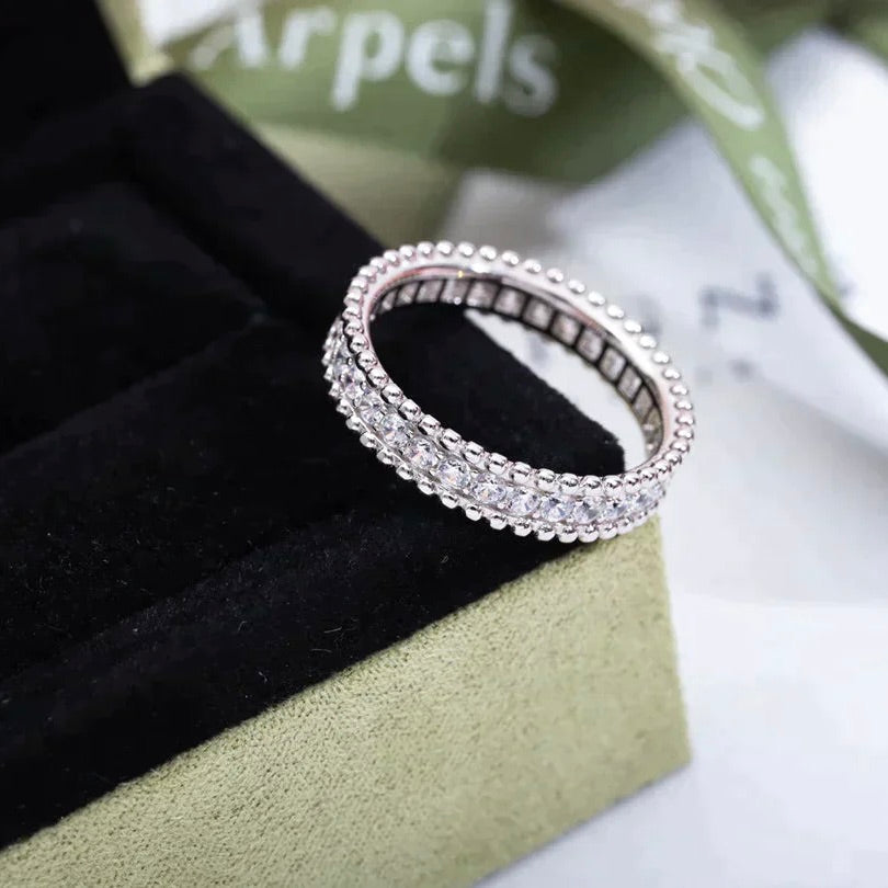 [⭐Spark]PERLEE DIAMOND SILVER RING