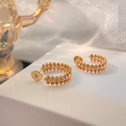 [⭐Spark]CLASH SMALL HOOP EARRINGS