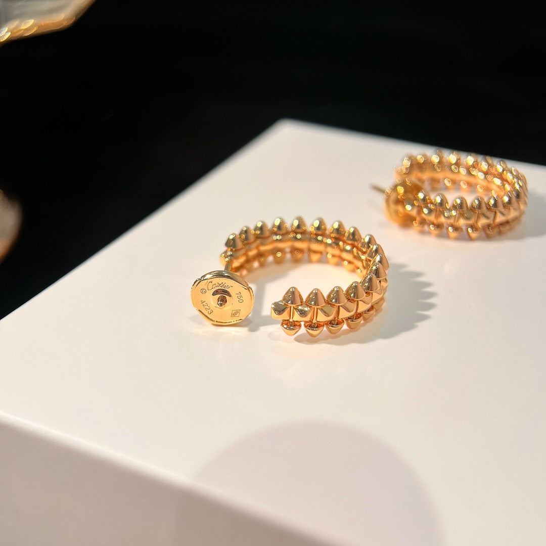 [⭐Spark]CLASH SMALL HOOP EARRINGS
