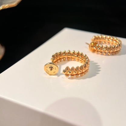 [⭐Spark]CLASH SMALL HOOP EARRINGS