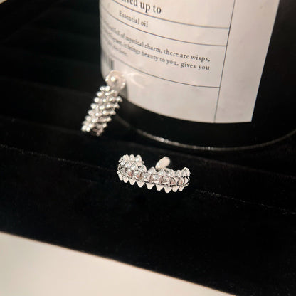 [⭐Spark]CLASH SMALL HOOP EARRINGS