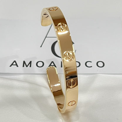 [⭐Spark]LOVE BRACELET 6.1MM OPEN CUFF