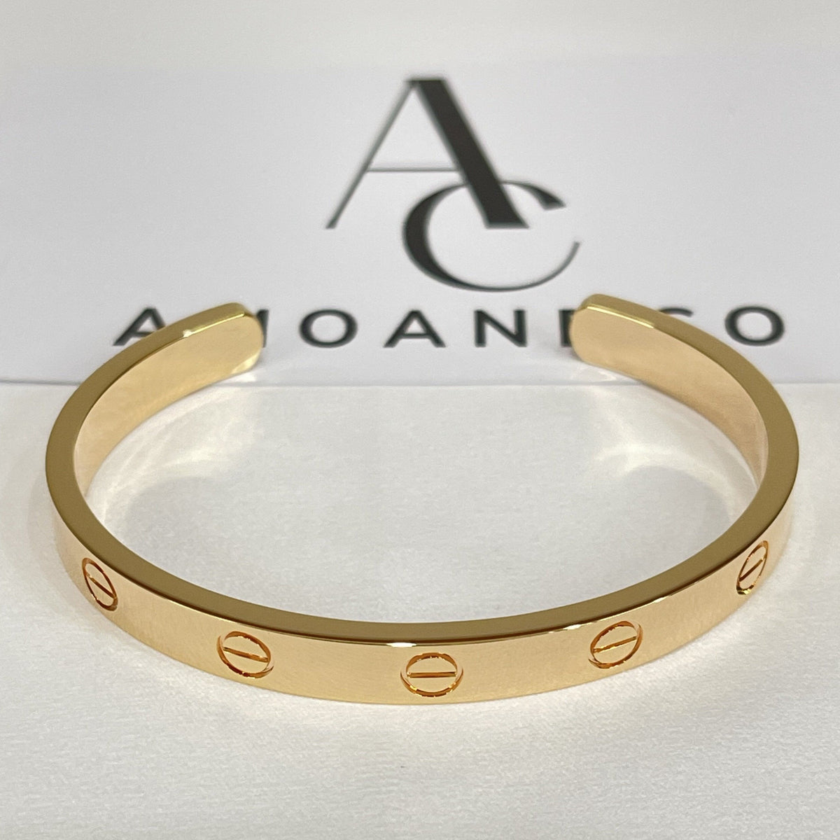 [⭐Spark]LOVE BRACELET 6.1MM OPEN CUFF