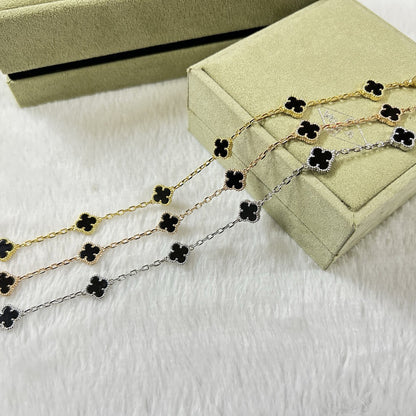 [⭐Spark]CLOVER 6 MOTIF  ONYXS BRACELET