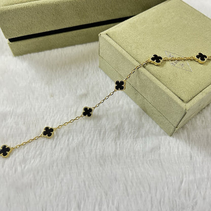 [⭐Spark]CLOVER 6 MOTIF  ONYXS BRACELET