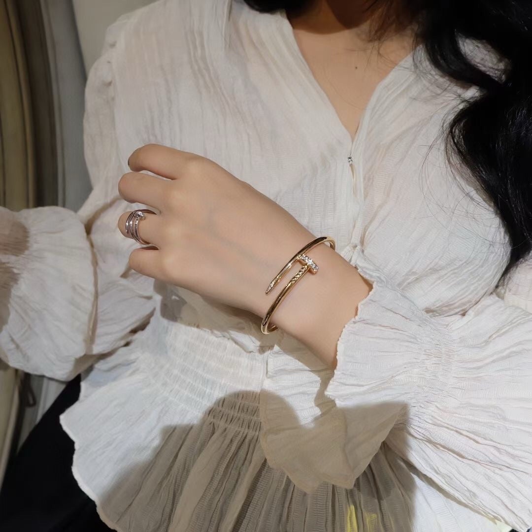 [⭐Spark]JUSTE BRACELET 3.5MM DIAMONDS
