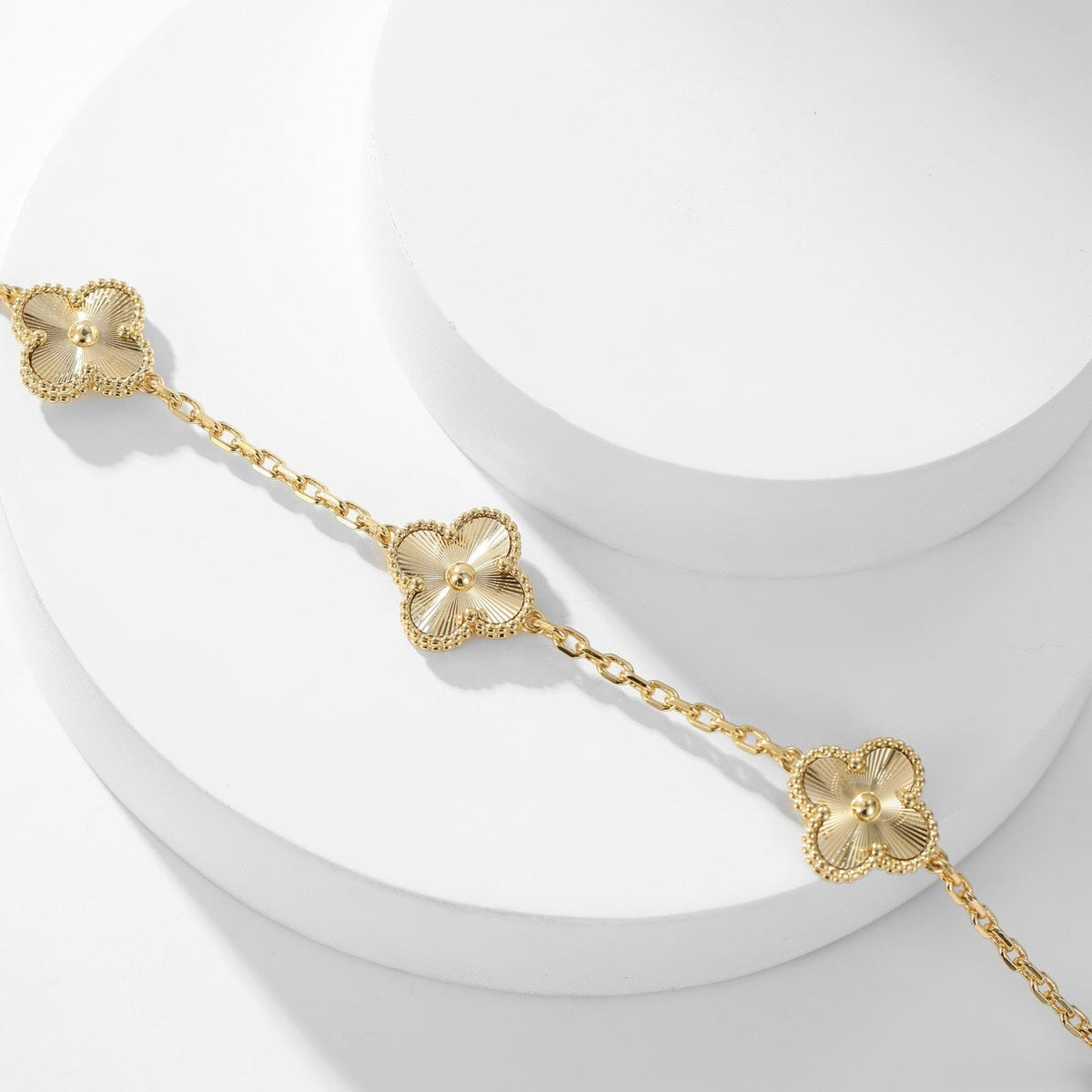 [⭐Spark]CLOVER 10 MOTIFS LASER NECKLACE