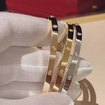 [⭐Spark]LOVE BRACELET 3.65MM 10 DIAMONDS