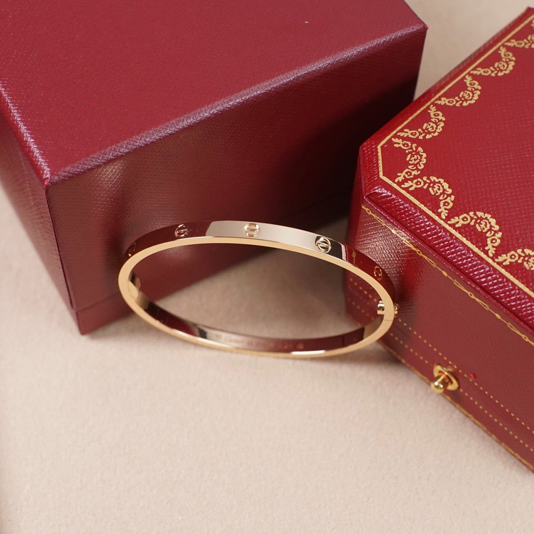 [⭐Spark]LOVE BRACELET 3.65MM NO DIAMONDS