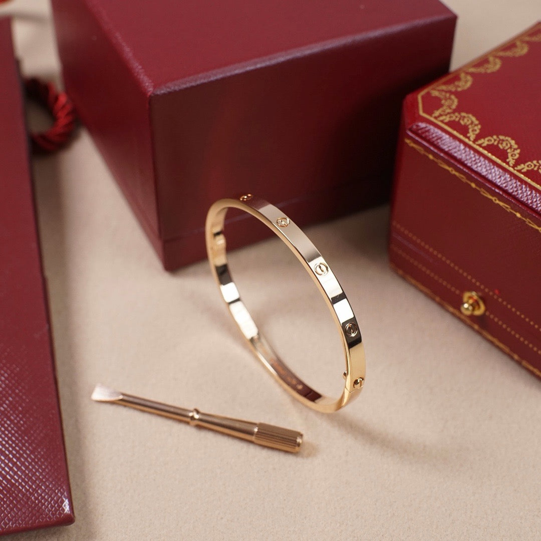 [⭐Spark]LOVE BRACELET 3.65MM NO DIAMONDS