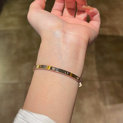 [⭐Spark]LOVE BRACELET 3.65MM 6 DIAMONDS