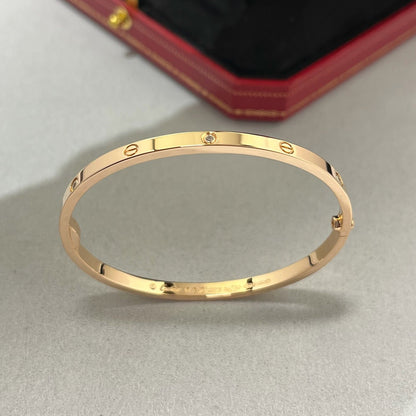 [⭐Spark]LOVE BRACELET 3.65MM 6 DIAMONDS