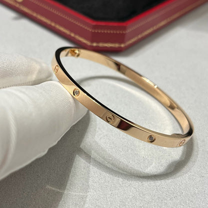 [⭐Spark]LOVE BRACELET 3.65MM 6 DIAMONDS