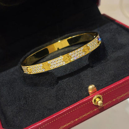 [⭐Spark]LOVE BRACELET 6.1MM DIAMOND-PAVED