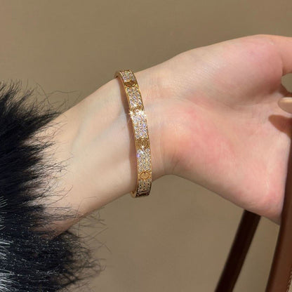 [⭐Spark]LOVE BRACELET 6.1MM DIAMOND-PAVED