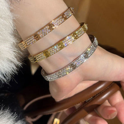 [⭐Spark]LOVE BRACELET 6.1MM DIAMOND-PAVED