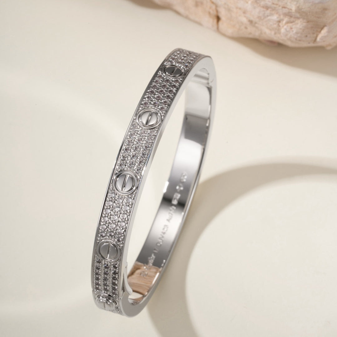 [⭐Spark]LOVE BRACELET 6.1MM DIAMOND-PAVED